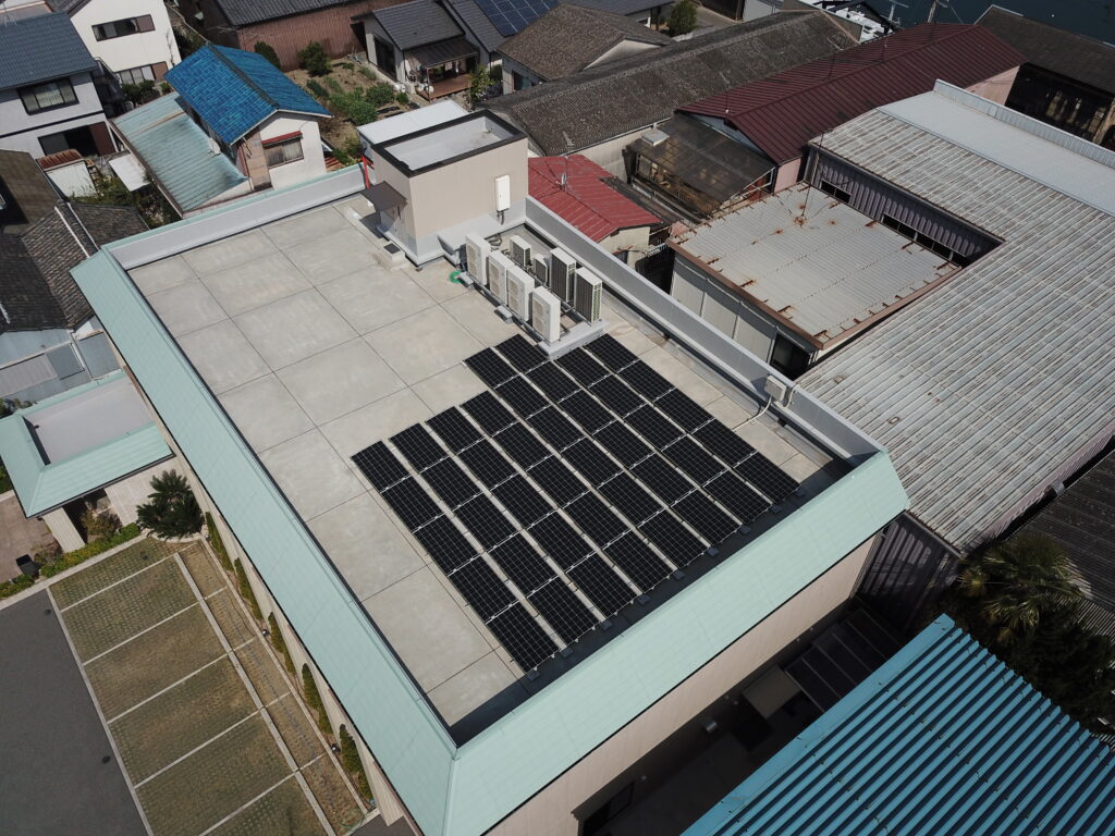本社社屋　自家消費型太陽光発電システム・蓄電池設置