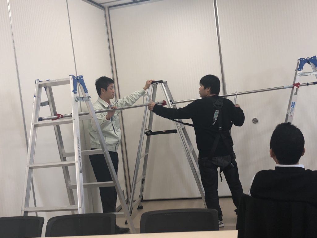 墜落制止用器具 安全衛生特別教育を実施しました!