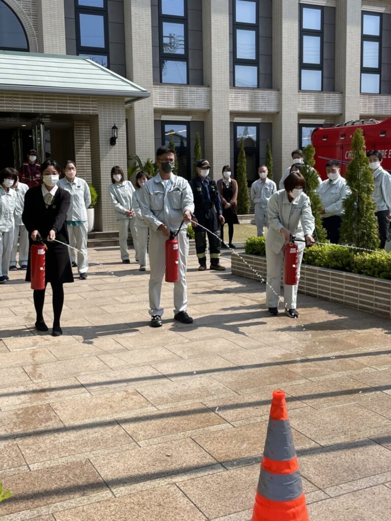 本社　火災避難訓練